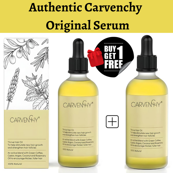 [50 % OFF] Offical Carvenchy 10+ Natural Anti-Hair Loss Growth Veganic Serum