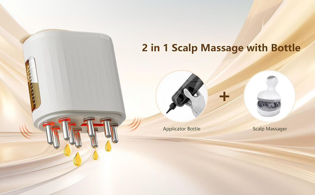 Red Light Therapy Applicator & Scalp Care Massager