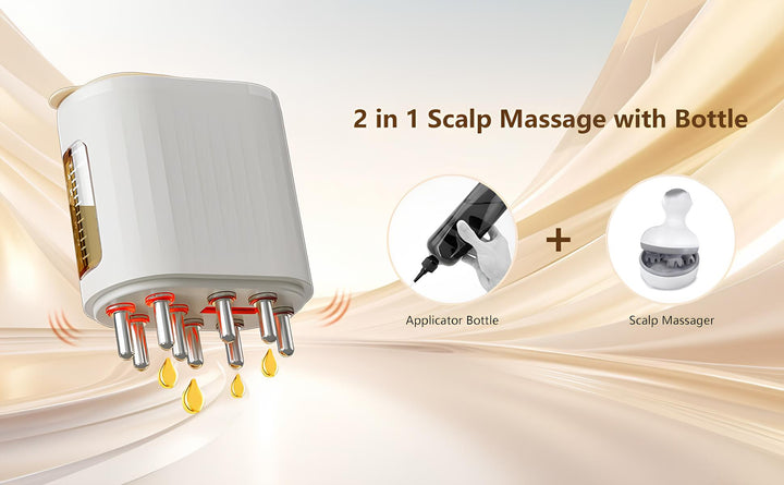 Red Light Therapy Applicator & Scalp Care Massager