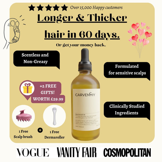 Original Carvenchy Veganic Serum + Hair Growth Kit