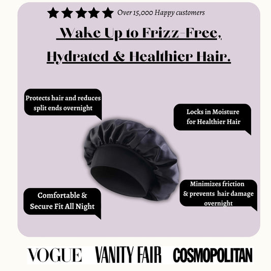 Luxury Satin Bonnet – Wake Up to Frizz-Free Hair